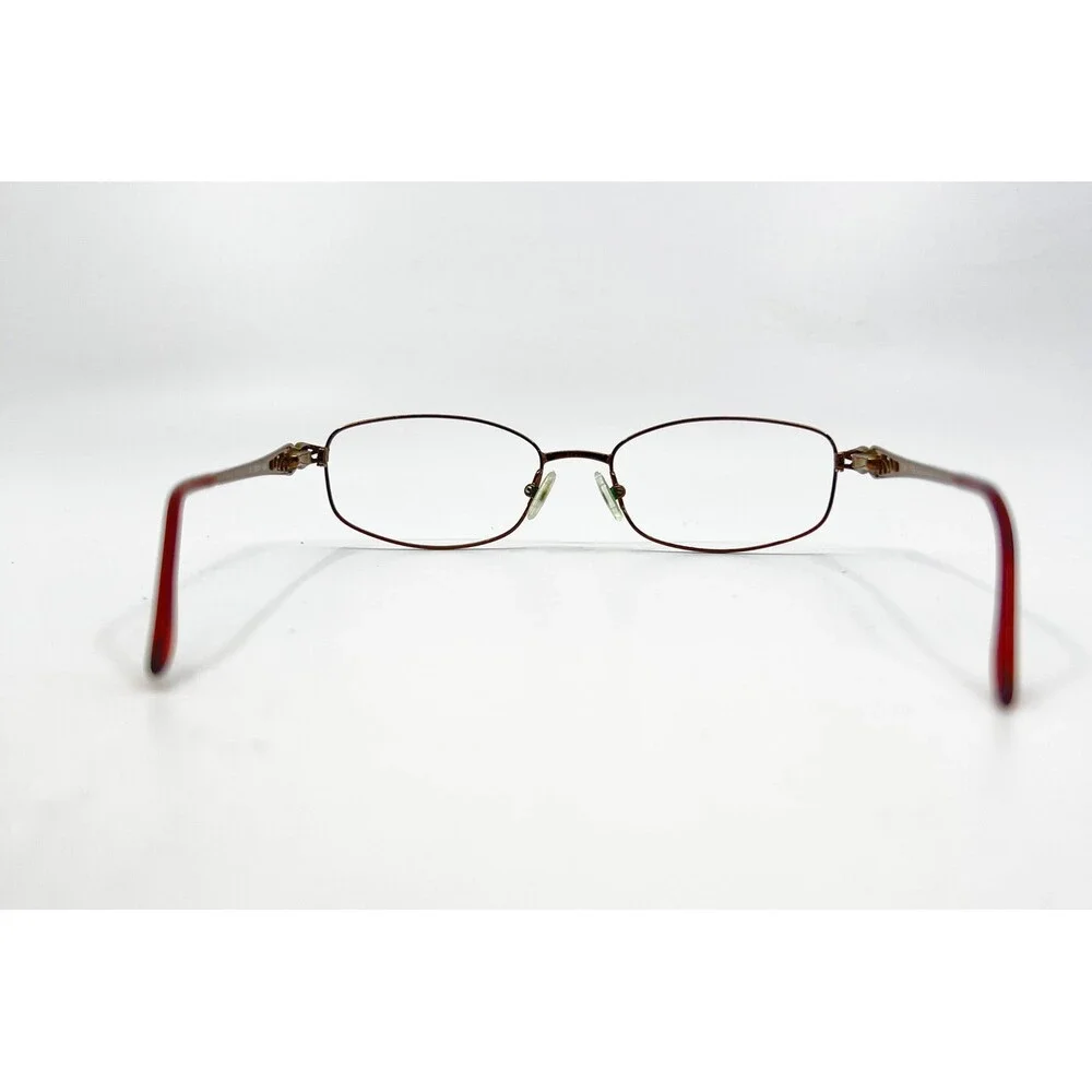 Tres Jolie by Marchon Eyeglasses Women Brown Filigree 220 53-17-135